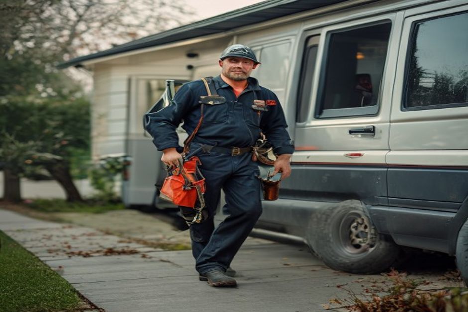 Bill Fry branded plumbing van